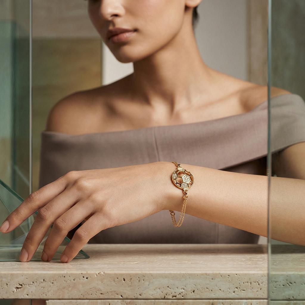 Invictus Football Diamond Slider Bracelet