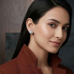 Royal Halo Stud Earrings